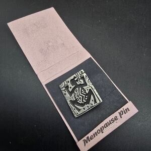 Alice Seely Menopause Pin Transformation Tribal Aztec Vintage Jewelry
